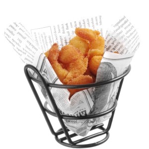 CESTINO CONO2m NERO 11x10h  - 1420011 | Novalberghiera