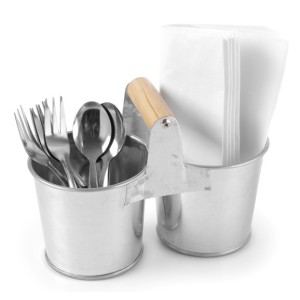 SECCHIO DOPPIO ZIC.Øcm 19x9x9h  - 1425000 | Novalberghiera