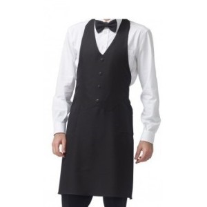 N.2 GREMBIULI C/P.e TASCHE NERO