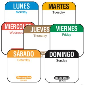 N. 250 ETICHETTE mm50 MARTEDI'