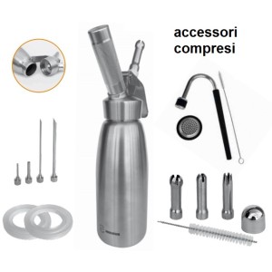 SIFONE PANNA INOX  Lt. 1 Hec