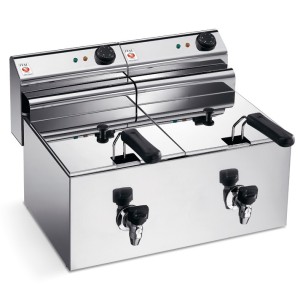 FRIGGITRICE ELET.Lt.8+8 C/R