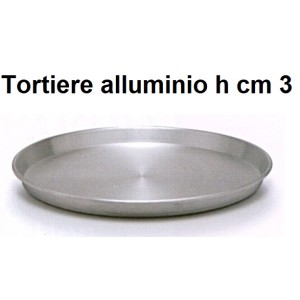 TORTIERA ALLUMINIO cm 3 h  - 534999 | Novalberghiera