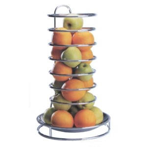 PORTA FRUTTA FILO INOX 32x53h  - 1021032 | Novalberghiera