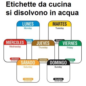 ETICHETTE GIORNALIERE A DISSOLVENZA  - 1071999 | Novalberghiera