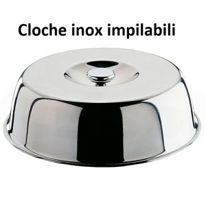 CLOCHE IMPILABILI INOX C/POMOLO  - 4829999 | Novalberghiera