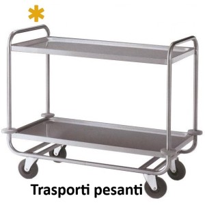CARRELLO INOX 2P MAXI 109x69  - 6435102 | Novalberghiera