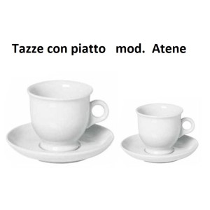 TAZZA SERIE ATENE C/P  - 213999 | Novalberghiera