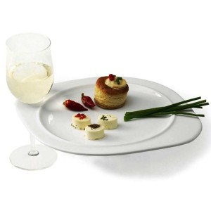 PIATTO PARTY PORC.cm 27x22  - 4984078 | Novalberghiera