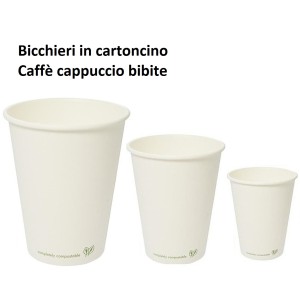 BICCHIERI MONOUSO CARTONCINO  - 1186999 | Novalberghiera