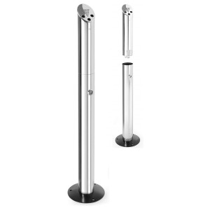 POSACENERE COLONNA INOX  - 4140021 | Novalberghiera