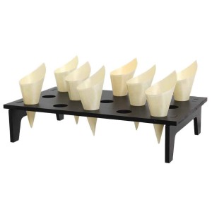 ESPO PORTACONI LEGNO NERO  - 5712300 | Novalberghiera