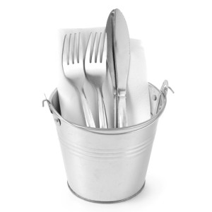 MINISECCHIO ZINC.Øcm 12x10h  - 1424012 | Novalberghiera