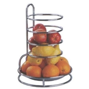 PORTA FRUTTA FILO INOX 27x32h  - 1021027 | Novalberghiera