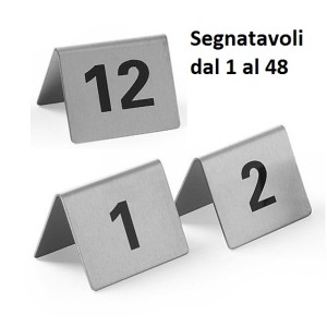 SET SEGNATAVOLI INOX  - 1261999 | Novalberghiera