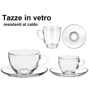 TAZZE IN VETRO  - 1890999 | Novalberghiera
