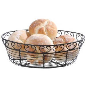 CESTO OVALE NERO cm 25x16  - 4493001 | Novalberghiera