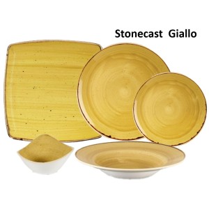 SERIE TAVOLA STONECAST GIALLO  - 5489999 | Novalberghiera