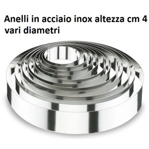 SERIE ANELLI INOX  cm 4h  - 991999 | Novalberghiera