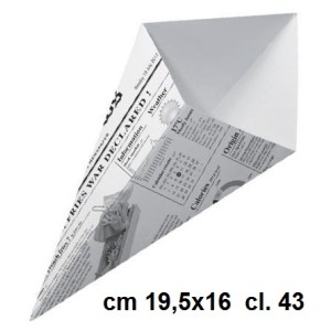 N.125 CONO STAMPA 430 ml.  - 1395013 | Novalberghiera