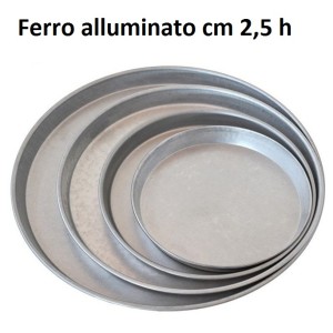 TEGLIA FERRO ALLUMINATO cm 2,5h  - 1952999 | Novalberghiera