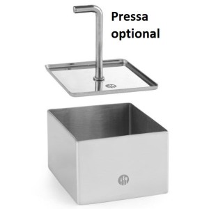 ANELLO INOX QUADRO cm 6x6  - 2803001 | Novalberghiera