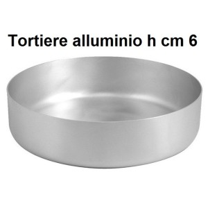 TORTIERA ALLUMINIO CIL.cm 6 h  - 533999 | Novalberghiera