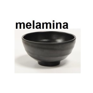 BOWL C/PIEDE MELcm 11x6 nero  - 5376111 | Novalberghiera