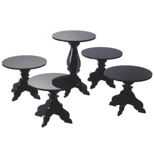 ALZATA BAROCCO NE.Ø26x21h  - 540121 | Novalberghiera