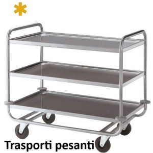 CARRELLO INOX  MAXI 3P 109x69  - 6435103 | Novalberghiera