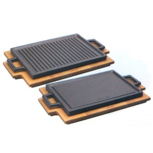 PIATTO GHISA C/SUPP. cm 22x30  - 1410010 | Novalberghiera