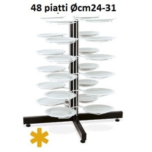 CARRELLO 48 PIATTI B.cm60x60  - 2358048 | Novalberghiera