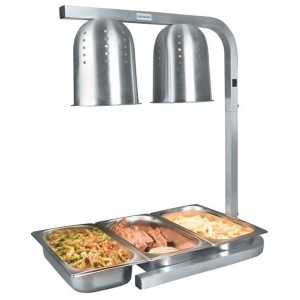 SCALDAPIATTI 2 LAMPADE arg.  - 3151402 | Novalberghiera