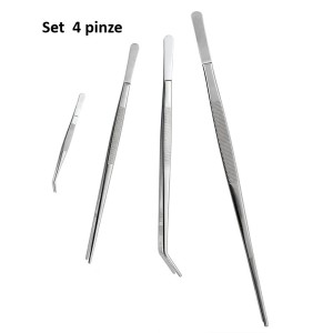SET 4 PINZE CHEF INOX  - 3585000 | Novalberghiera