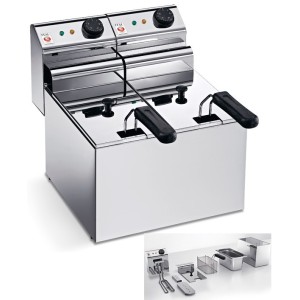 FRIGGITRICE ELET.Lt.4+4  - 3595044 | Novalberghiera