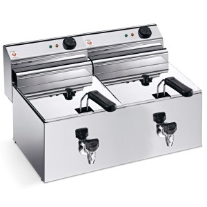 FRIGGITRICE ELETT.2x10L.TRIF.C/R.  - 3595210 | Novalberghiera