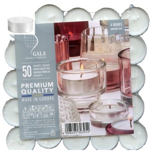 Pz. 50 CANDELE DA TAVOLA  - 3909050 | Novalberghiera