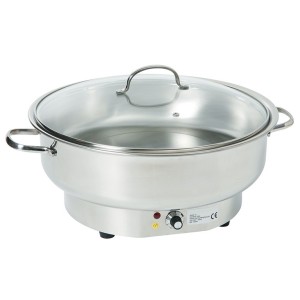 ***CHAFING DISH INOX Øcm 40 elett.  - 4332020 | Novalberghiera