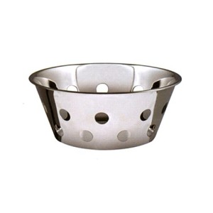 CESTO PANE INOX FORATO cm20x8  - 4473020 | Novalberghiera