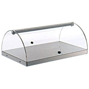 VETRINA 1P INOX T.cm50x35x22h  - 5178001 | Novalberghiera