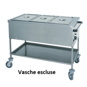 CARRELLO BAGNO/M.3V GN1/1