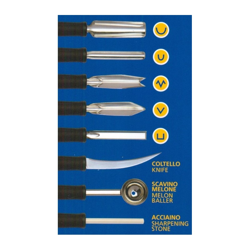 SET PER INTAGLIO  8 Pz.  - 1026061 | Novalberghiera