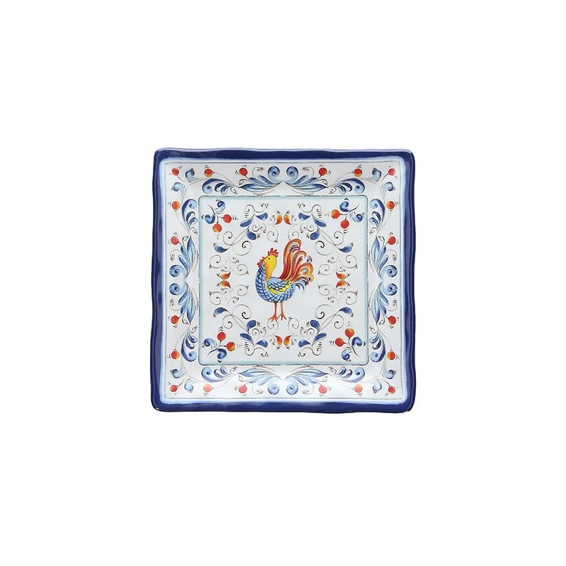 PIATTO MELAMINA ROOSTER  15x15  - 1035000 | Novalberghiera