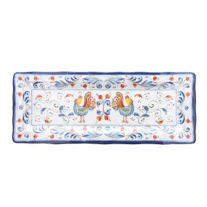 PIATTO MELAMINA ROOSTER  26x13  - 1035001 | Novalberghiera