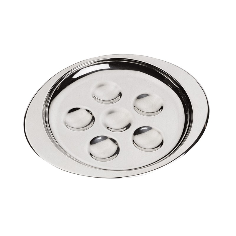 PIATTO LUMACHE INOX x 6  - 1171106 | Novalberghiera