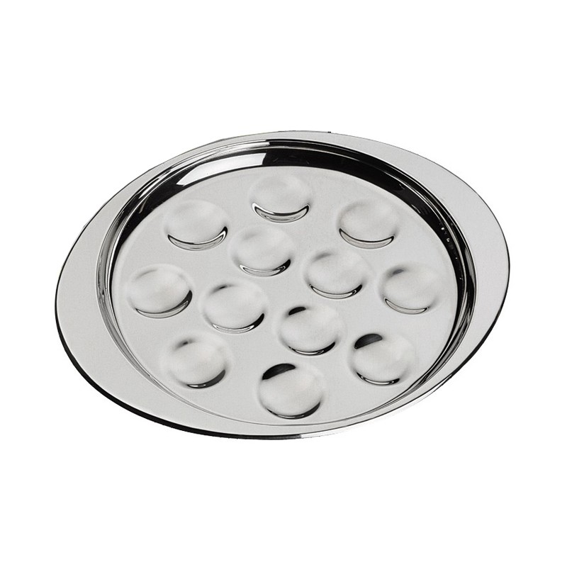PIATTO LUMACHE INOX x 12  - 1171112 | Novalberghiera