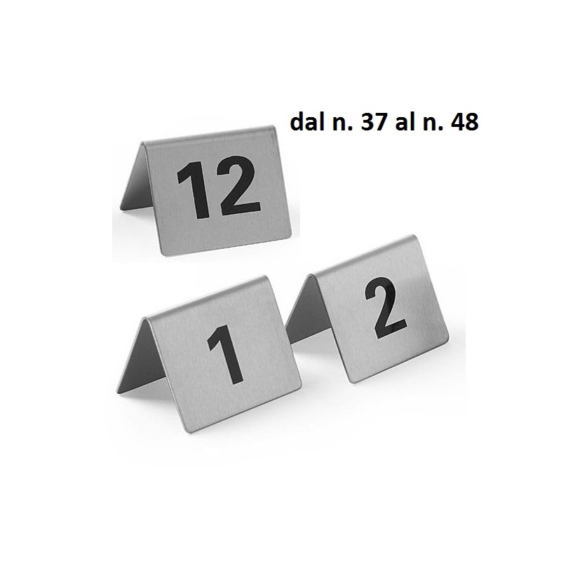 SET SEGNATAVOLI INOX 37÷48  - 1261037 | Novalberghiera