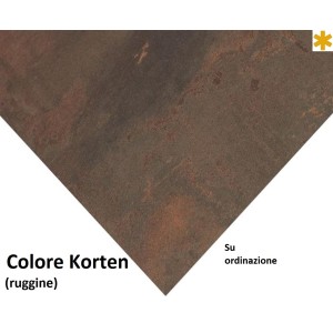 PIANO TAV.LAM.CORTEN 80x80x2,5  - 1372080 | Novalberghiera