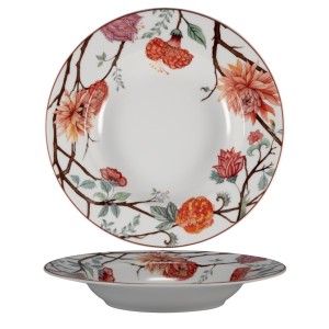 KEPOS P.FONDO BIANCO FIORI cm 22  - 1378222 | Novalberghiera