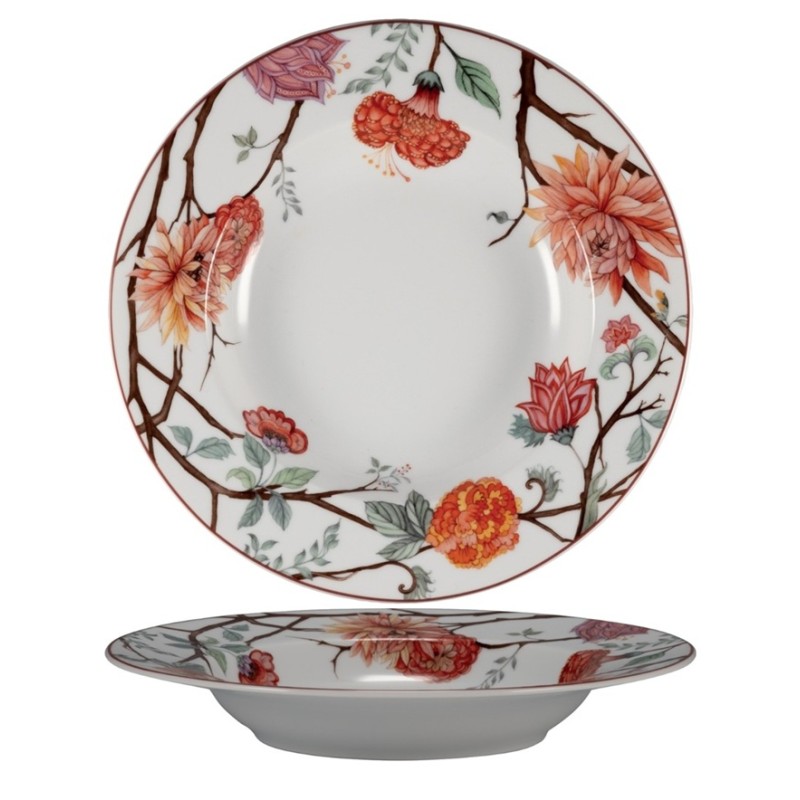 KEPOS P.FONDO BIANCO FIORI cm 22  - 1378222 | Novalberghiera